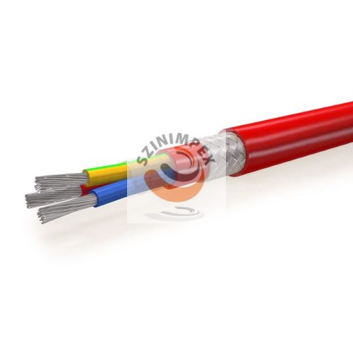 SIHF-C-SI - MULTI WIRE CONDUCTOR, MULTI CORE, COPPER BRAIDED SCREEN SILICONE CABLE - HALOGEN FREE -60°C/+180°C