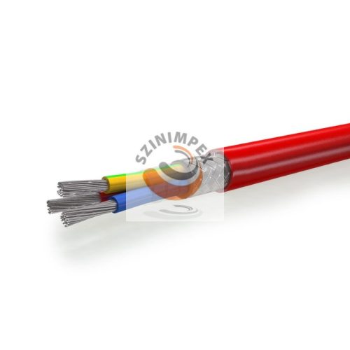 SIHF-C - MULTI WIRE CONDUCTOR, MULTI CORE, COPPER BRAIDED SCREEN SILICONE CABLE - HALOGEN FREE -60 °C/ 180 °C