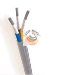   Hőálló kábel, szilikon bevonatú, fémszövetes - 4x2,5 mm2