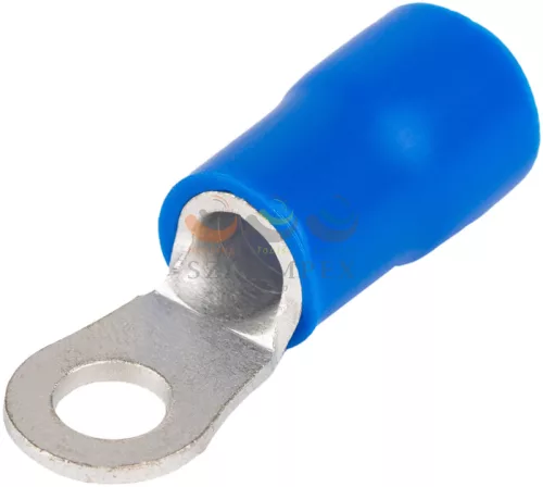 TRACON szemes saru 16 mm² 5M/csavar gyűrűs-alakú PVC kék réz ónozott KSZ16-5