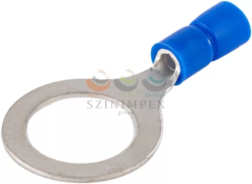 TRACON szemes saru 2,5 mm² 8M/csavar gyűrűs-alakú PVC kék réz ónozott KSZ8