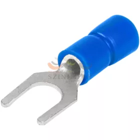   TRACON villás saru 2,5 mm² 5M/csavar villás-alakú PVC kék réz ónozott KV5