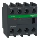 Schneider Electric segédérintkező blokk, homloklapi, 4NY, csavaros csatlakozás