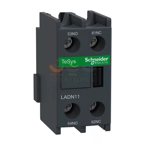 Schneider Electric segédérintkező blokk, homloklapi, 1Z+1NY, csavaros csatlakozás