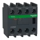 Schneider Electric segédérintkező blokk, homloklapi, 2Z+2NY, csavaros csatlakozás