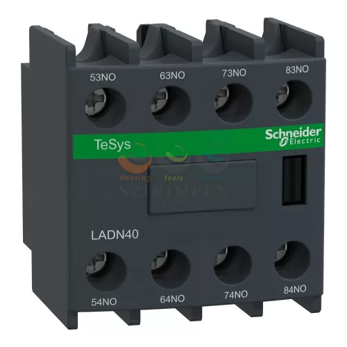 Schneider Electric segédérintkező blokk, homloklapi, 4Z, csavaros csatlakozás