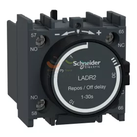   Schneider Electric ejtéskésleltető segédérintkező blokk, 0,1…30s, csavaros csatlakozás