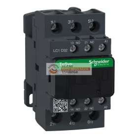   TeSys LC1D AC mágneskapcsoló, 15kW/32A (400V, AC3), csavaros csatlakozás, 1Z+1NY,230VAC tekercsfeszültség, 50Hz