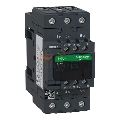 Schneider Electric 3pólusú Everlink mágneskapcsoló (AC3, 400 V 40 A), tek. 115 V AC 50/60 Hz