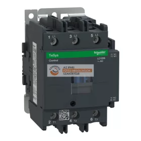   AC mágneskapcsoló, 45kW/95A (400V, AC3), csavaros csatlakozás, 1Z+1NY