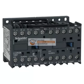 Irányváltó mágneskapcsoló 6A, 1 záró, AC, 50/60 Hz