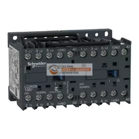 Irányváltó mágneskapcsoló 9A, 1 záró, AC, 50/60 Hz