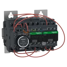   Schneider Electric 25 kW (400 V), csillag-delta indító mechanikus retesszel, szerelőlapon