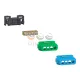 Schneider Electric csatlakozóblokk, 2 × 16 + 2 × 10 csavaros + 1 zöld és 1 kék burkolat (80 A)