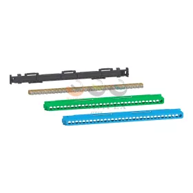   Schneider Electric csatlakozóblokk, 16 × 16 + 16 × 10 csavaros + 1 zöld és 1 kék burkolat (80 A)