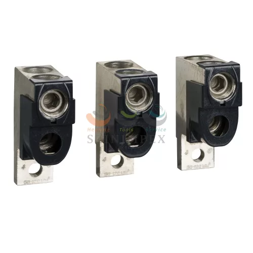 3 db Schneider Electric csatlakozó (2 × 50-120 mm²) alumínium