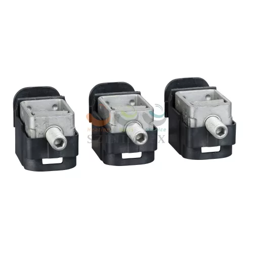 3 db Schneider Electric csatlakozó (1 × 25–95 mm²) acél