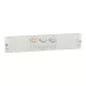 Schneider Electric 2M-os tömör homloklap, LVS03802