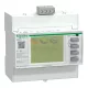 Schneider Electric teljesítménymérő I, In, U, V, PQS, E, PF, Hz, átlag, MODBUS