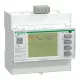 Schneider Electric teljesítménymérő I, In, U, V, PQS, E, PF, Hz, átlag, MODBUS, memória
