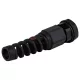 TRACON tömszelence törésgátlós M16 5-10 mm-kábelátmérőhöz műanyag fekete MG-16TG