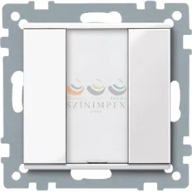   Schneider Electric merten-KNX 1-es nyomógomb , SystemM, polárfehér, fényes