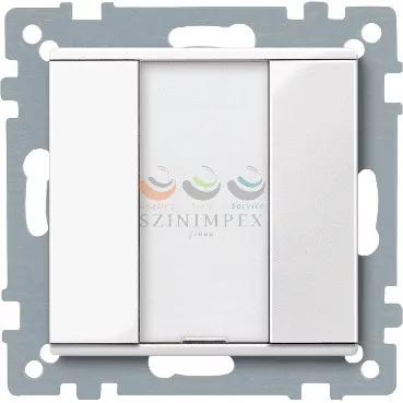 Schneider Electric merten-KNX 1-es nyomógomb , SystemM, polárfehér, fényes