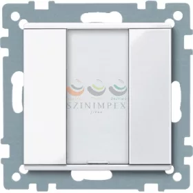   Schneider Electric merten-KNX 1-es nyomógomb , SystemM, aktív fehér, fényes