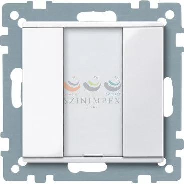 Schneider Electric merten-KNX 1-es nyomógomb , SystemM, aktív fehér, fényes
