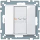 Schneider Electric merten-KNX 1-es nyomógomb , SystemM, aktív fehér, fényes