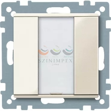 Schneider Electric merten-KNX 1-es nyomógomb , SystemM, fehér, fényes