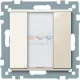 Schneider Electric merten-KNX 1-es nyomógomb , SystemM, fehér, fényes