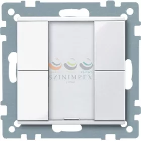   Schneider Electric merten-KNX 2-es nyomógomb , SystemM, aktív fehér, fényes