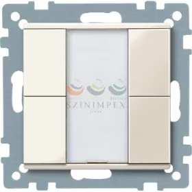   Schneider Electric merten-KNX 2-es nyomógomb , SystemM, fehér, fényes