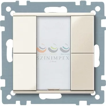 Schneider Electric merten-KNX 2-es nyomógomb , SystemM, fehér, fényes