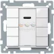 Schneider Electric merten-KNX 4-es IR nyomógomb , SystemM, polárfehér, fényes