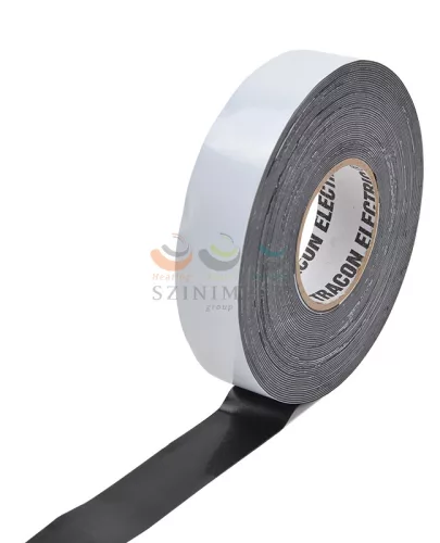 TRACON önvulkanizáló szalag fekete 19 mm x 10 m 75°C max. ONVSZ19