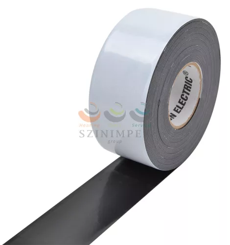 TRACON önvulkanizáló szalag fekete 38 mm x 10 m 75°C max. ONVSZ38