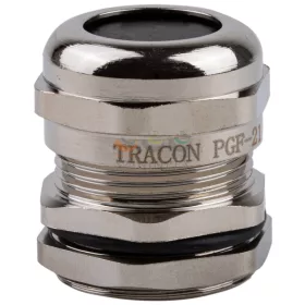   TRACON tömszelence PG 21 ellenanyával 10-18 mm-kábelátmérőhöz fém PGF-21