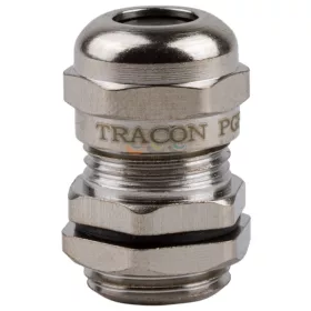   TRACON tömszelence PG 9 ellenanyával 5-8 mm-kábelátmérőhöz fém PGF-9