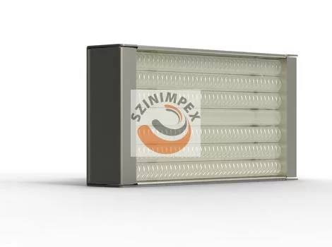 PHQE -Fél oszlop alakú kvarc infravörös fűtőelem 200 W, 230 V | 124 x 62,5 mm