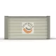 PHQE-TCK -Fél oszlop alakú kvarc infravörös fűtőelem 375 W, 230 V | 124 x 62,5 mm