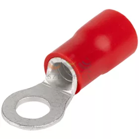   TRACON szemes saru 10 mm² 8M/csavar gyűrűs-alakú PVC piros réz ónozott PSZ10-8