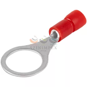   TRACON szemes saru 1,5 mm² 6M/csavar gyűrűs-alakú PVC piros réz ónozott PSZ6