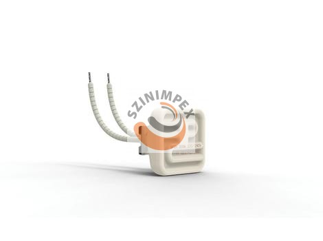 QFEH - Negyed lapos üreges kerámia infravörös fűtőelemek 125 W, 230 V | 60 x 60 mm | Fehér