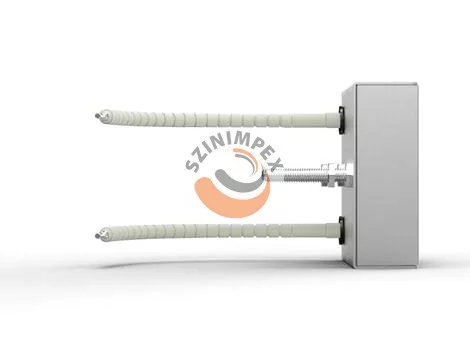 QQE - Negyed kvarc infravörös fűtőelem 125 W, 230 V | 62,5 x 62,5 mm