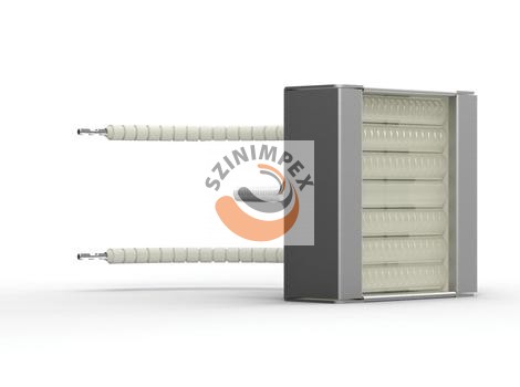 QQE - Negyed kvarc infravörös fűtőelem 250 W, 230 V | 62,5 x 62,5 mm