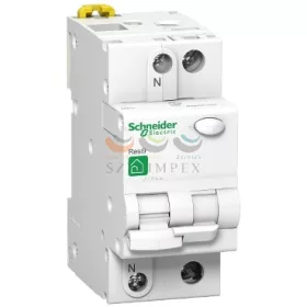   Schneider Electric áramvédő(FI)-kismegszakító 1P+N 20 A C-jelleg 0,03 A AC-típus 4,5 kA/61009-1 Resi9 D schneider R9D31220