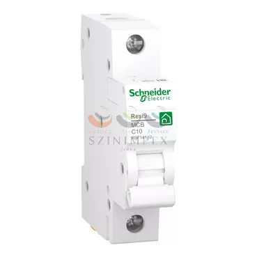 Schneider Electric kismegszakító 1P 10 A C-jelleg 230 V AC 4,5 kA/60898 Resi9 F schneider R9F14110