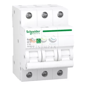 Schneider Electric RESI9 kismegszakító, 3P, C, 10 A